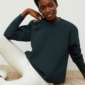 M.M. LaFleur Para Sweatshirt - Jardigan in Deep Sea